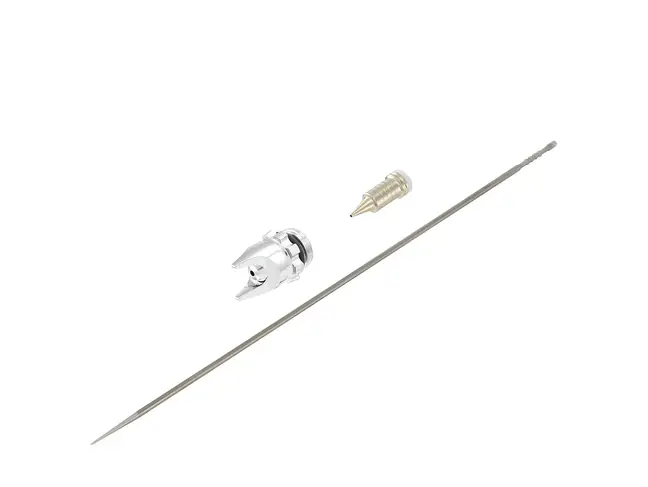 Harder & Steenbeck 0.45mm FineLine Düsensatz mit Düse, Nadel, Luftkopf, Dichtung für Evolution 2024