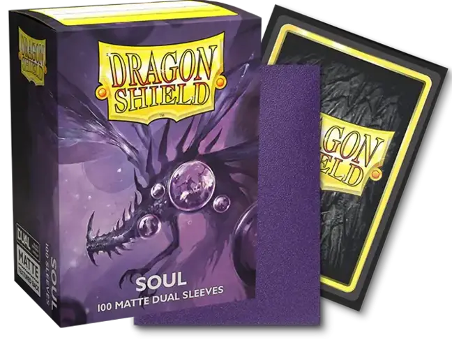 Dragon Shield Soul Matte Dual Sleeves (100 Standard Size Sleeves)