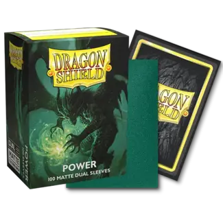 Dragon Shield Power Matte Dual Sleeves (100 Standard Size Sleeves)