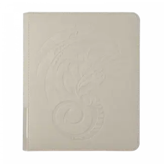 Dragon Shield Zipster Binder Regular + 20 Pages - Ashen White