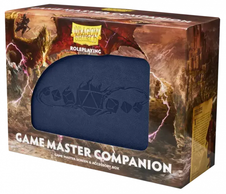 Dragon Shield Dragon Shield: Game Master Companion: Game Master Screen & Accessory Box - Midnight Blue