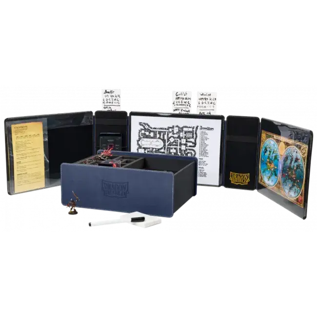 Dragon Shield Dragon Shield: Game Master Companion: Game Master Screen & Accessory Box - Midnight Blue