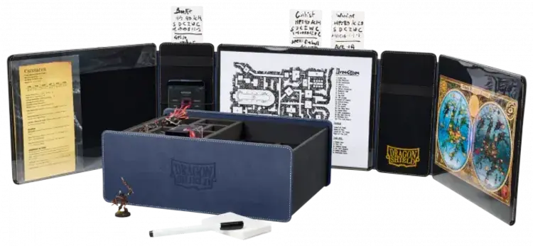 Dragon Shield Dragon Shield: Game Master Companion: Game Master Screen & Accessory Box - Midnight Blue