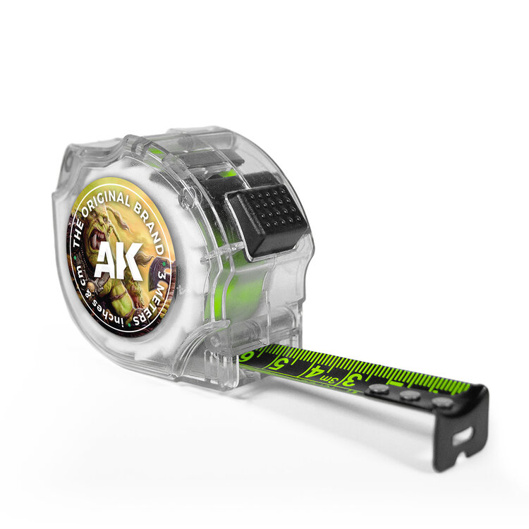 AK Interactive AK Interactive - Wargame: Flexometer 3m (Massband mit Gurtclip)