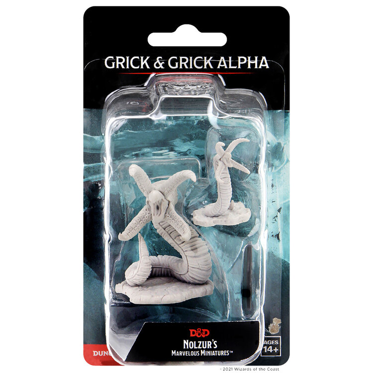 Wizkids Wizkids - Nolzur's Marvelous Miniatures: Grick & Grick Alpha