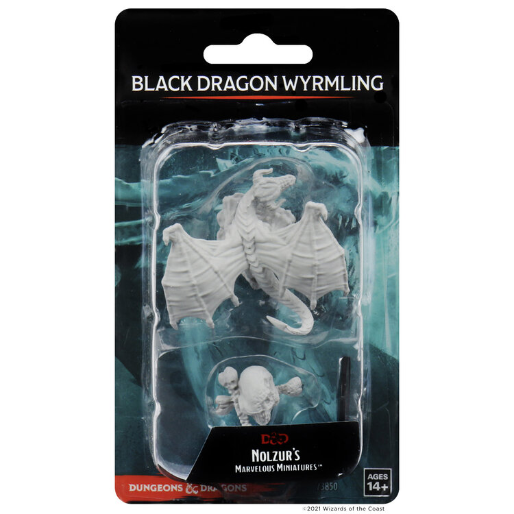 Wizkids Wizkids - Nolzur's Marvelous Miniatures: Black Dragon Wyrmling