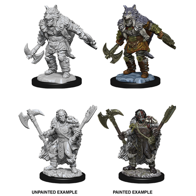 Wizkids Wizkids - Nolzur's Marvelous Miniatures: Half-Orc Barbarian