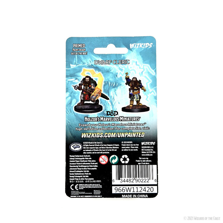 Wizkids Wizkids - Nolzur's Marvelous Miniatures: Dwarf Cleric