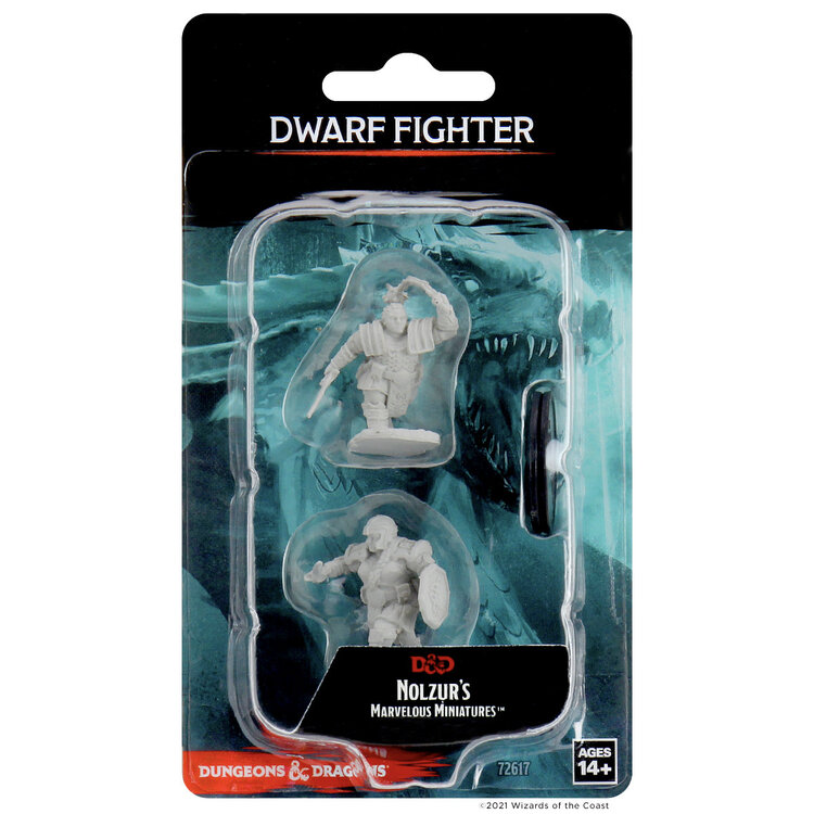 Wizkids Wizkids - Nolzur's Marvelous Miniatures: Dwarf Fighter