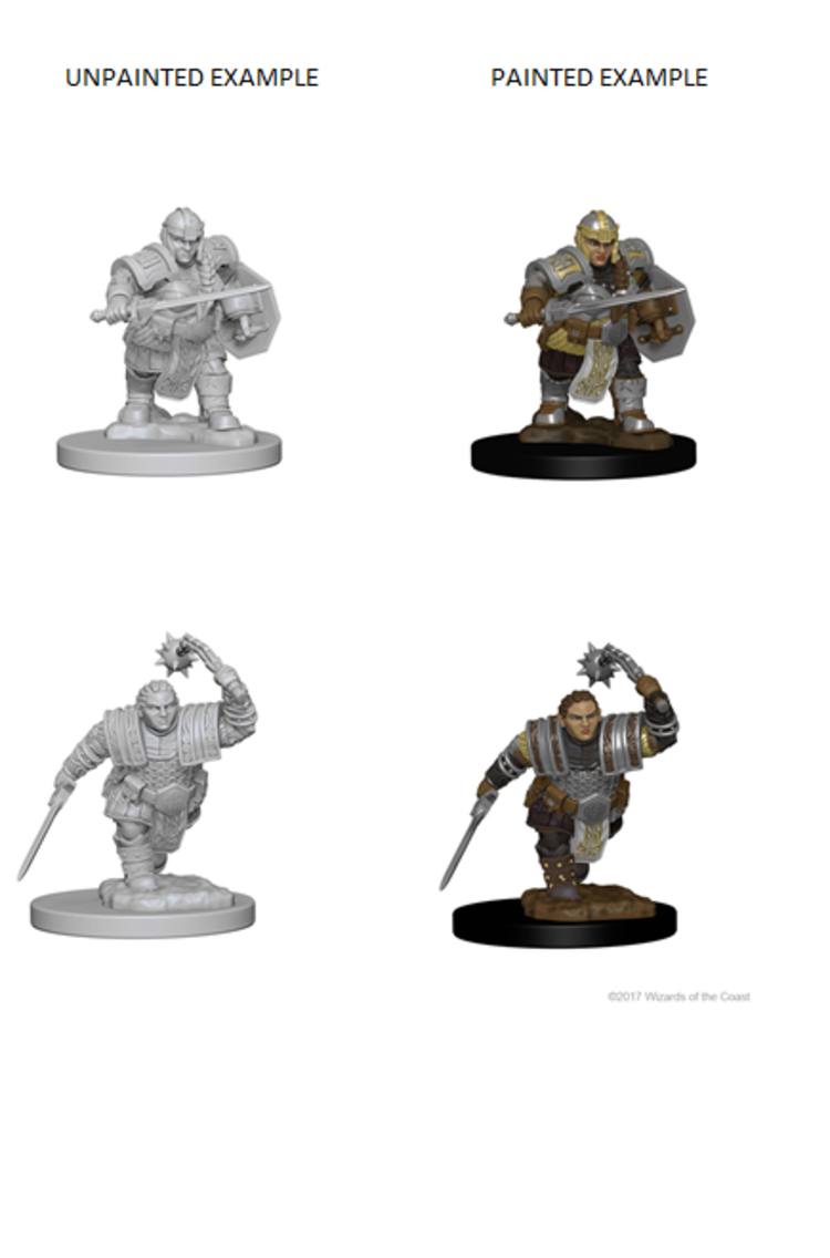 Wizkids Wizkids - Nolzur's Marvelous Miniatures: Dwarf Fighter