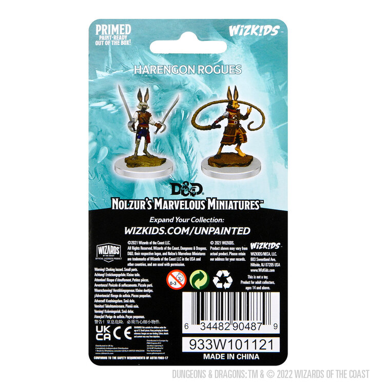 Wizkids Wizkids - Nolzur's Marvelous Miniatures: Harengon Rogues