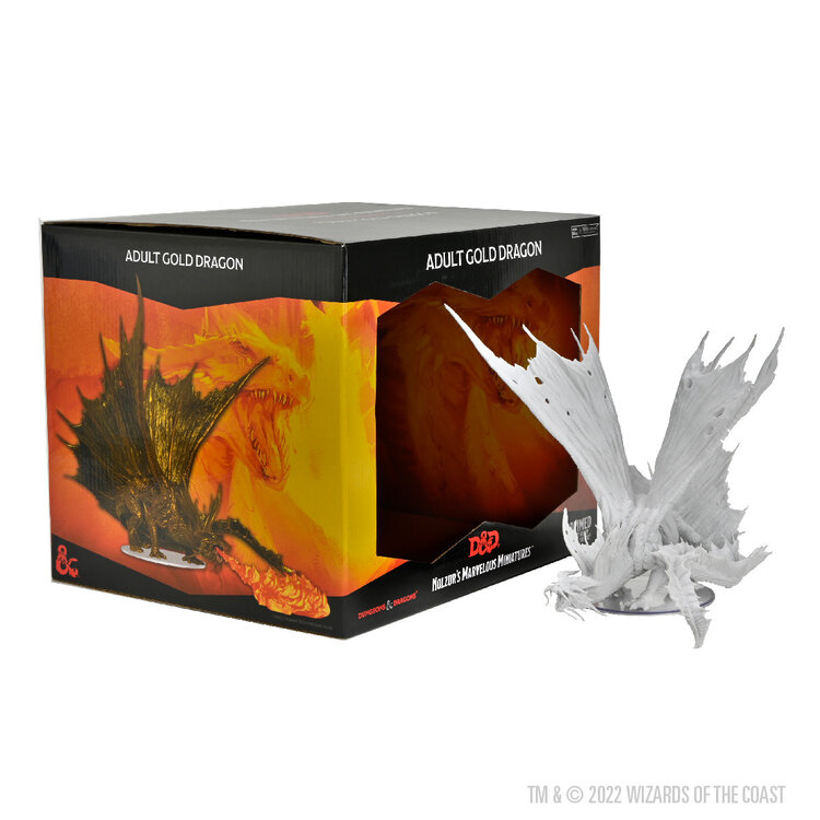 Wizkids Wizkids - Nolzur's Marvelous Miniatures: Adult Gold Dragon