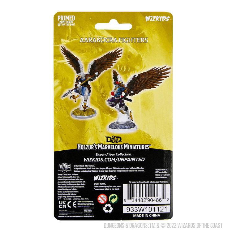Wizkids Wizkids - Nolzur's Marvelous Miniatures: Aarakocra Fighters