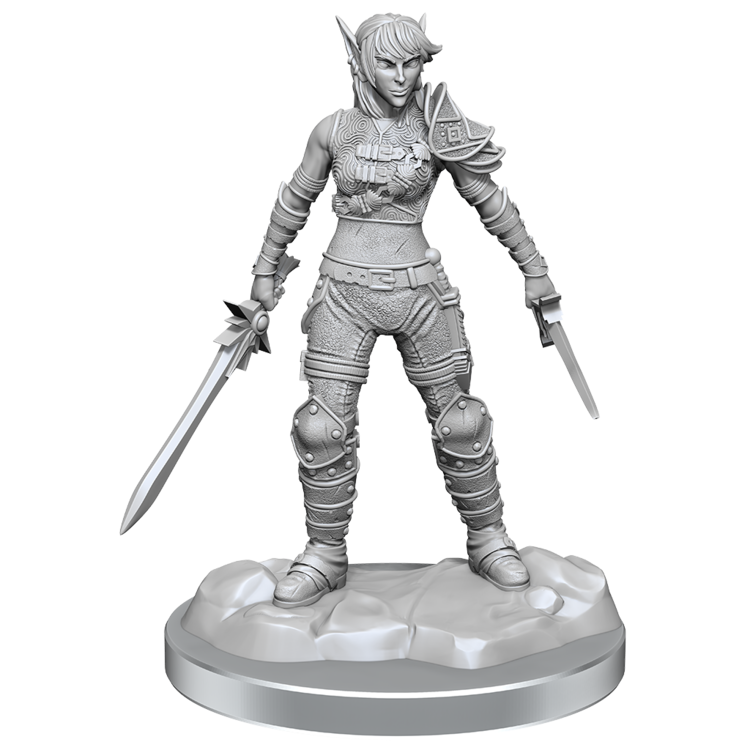 Wizkids Wizkids - Nolzur's Marvelous Miniatures: Elf Rogue & Half-Elf Rogue Protégé