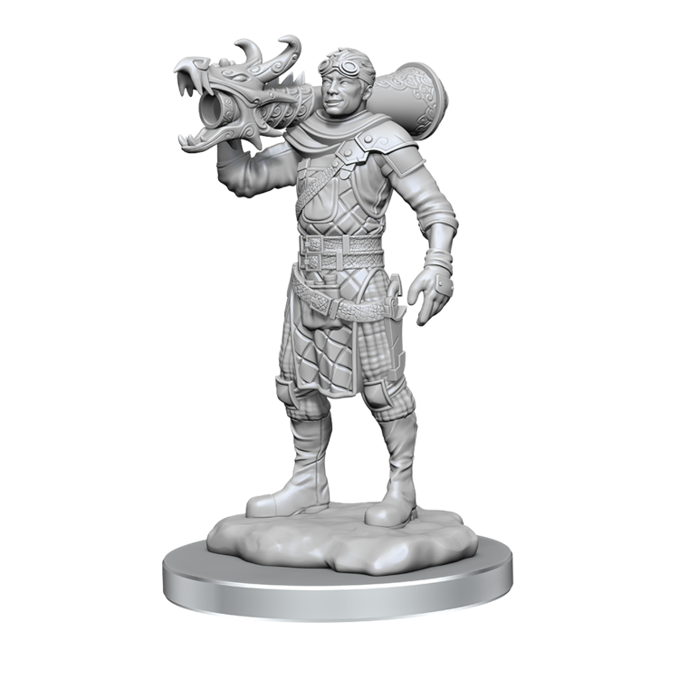 Wizkids Wizkids - Nolzur's Marvelous Miniatures: Human Artificer & Human Aprentice