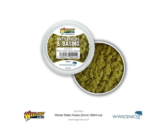 Warlord Games Battlefields & Basing: Winter Grass 2mm Static Grass