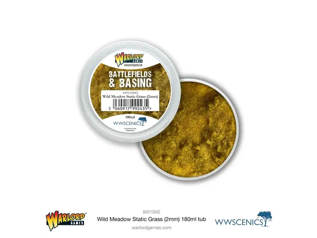 Warlord Games Battlefields & Basing: Wild Meadow 2mm Static Grass
