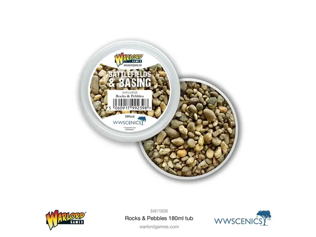 Warlord Games Battlefields & Basing: Rocks & Pebbles