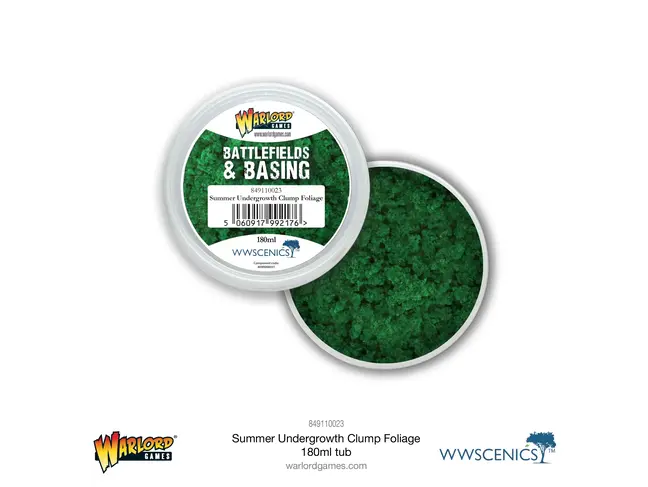Warlord Games Battlefields & Basing: Summer Undergrowth Clump Foliage