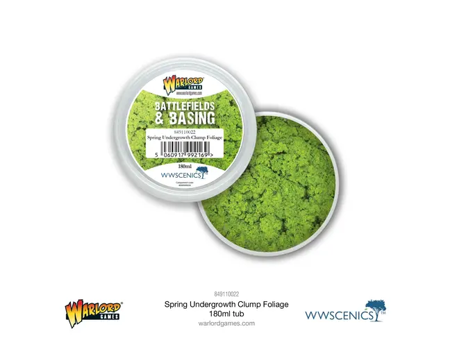 Warlord Games Battlefields & Basing: Spring Undergrowth Clump Foliage