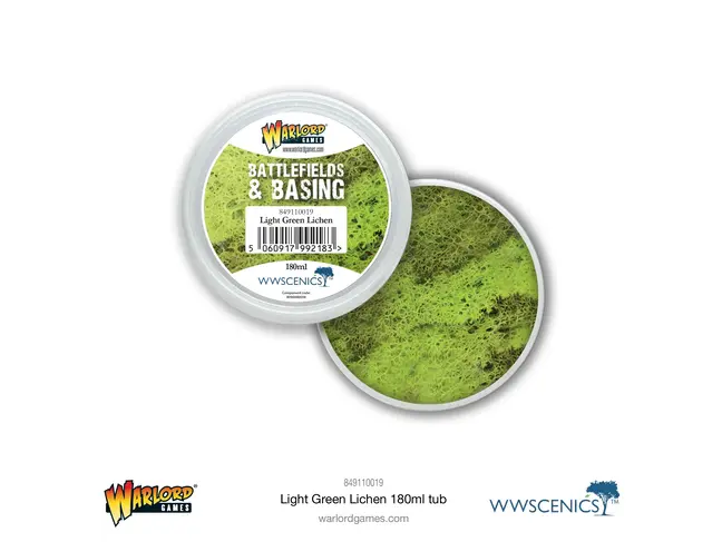 Warlord Games Battlefields & Basing: Light Green Lichen