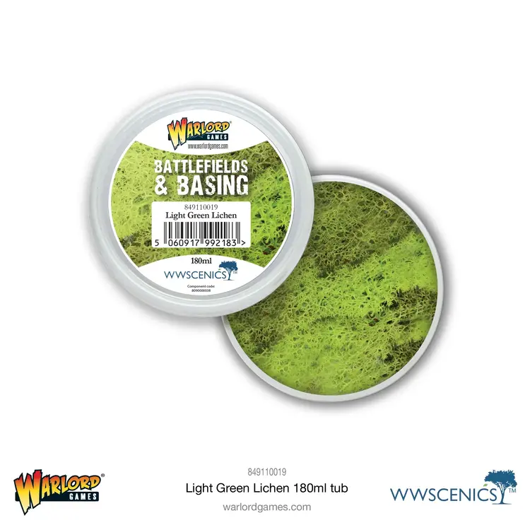 Warlord Games Warlord Games - Battlefields & Basing: Light Green Lichen