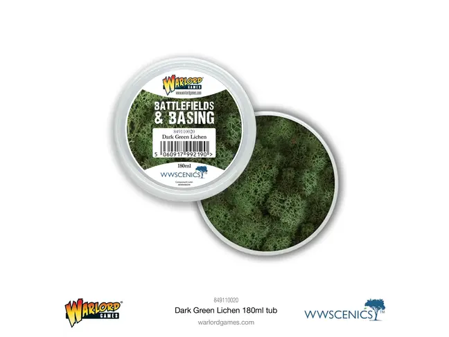 Warlord Games Battlefields & Basing: Dark Green Lichen