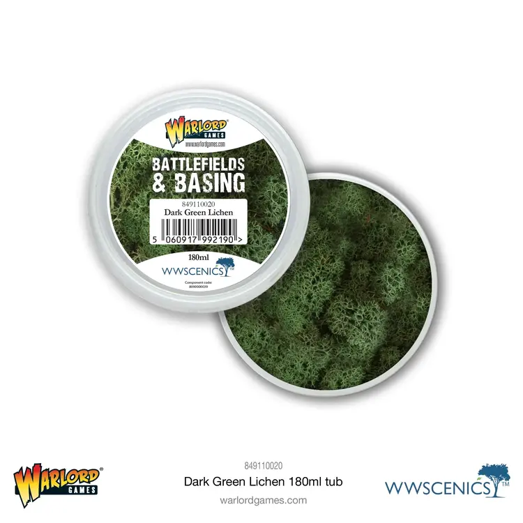Warlord Games Warlord Games - Battlefields & Basing: Dark Green Lichen