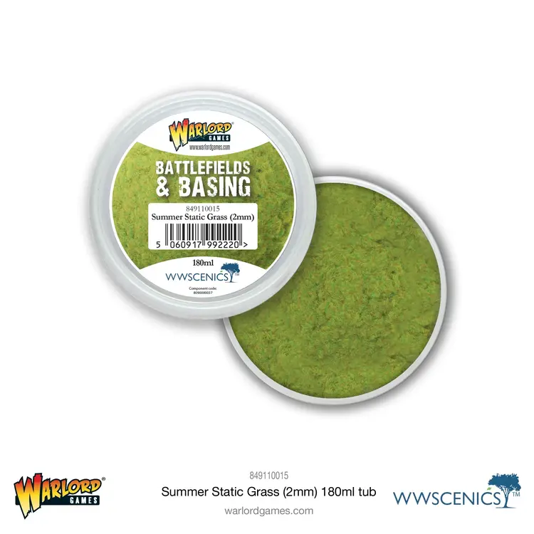Warlord Games Warlord Games - Battlefields & Basing: Summer Static Grass 2mm