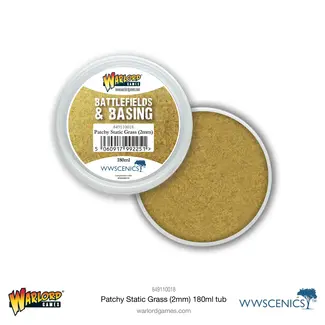 Warlord Games Battlefields & Basing: Patchy Static Grass 2mm