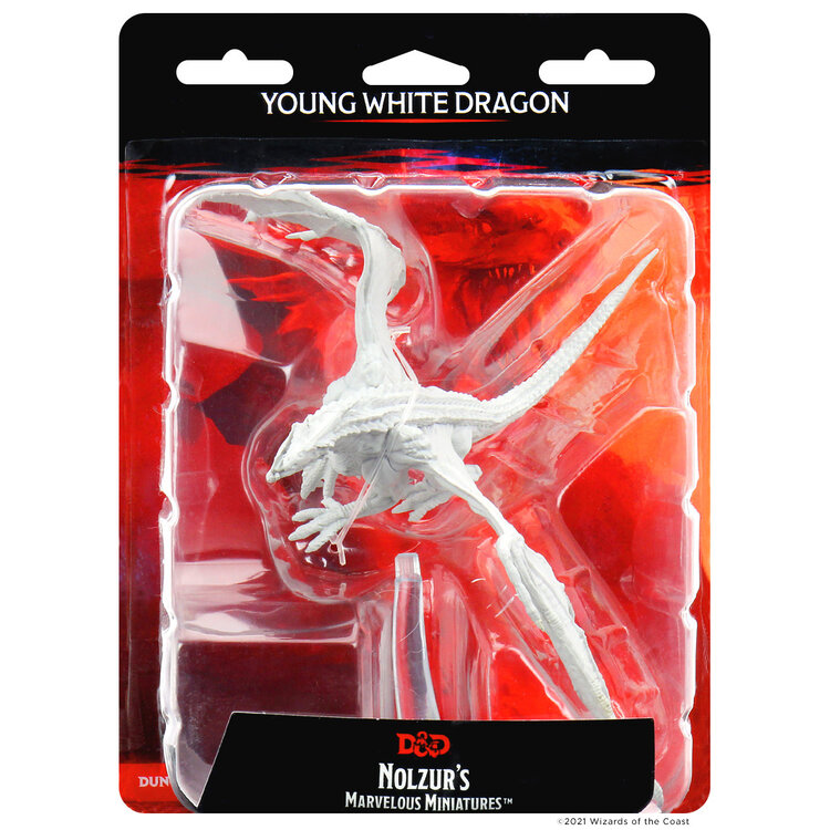 Wizkids Wizkids - Nolzur's Marvelous Miniatures: Young White Dragon