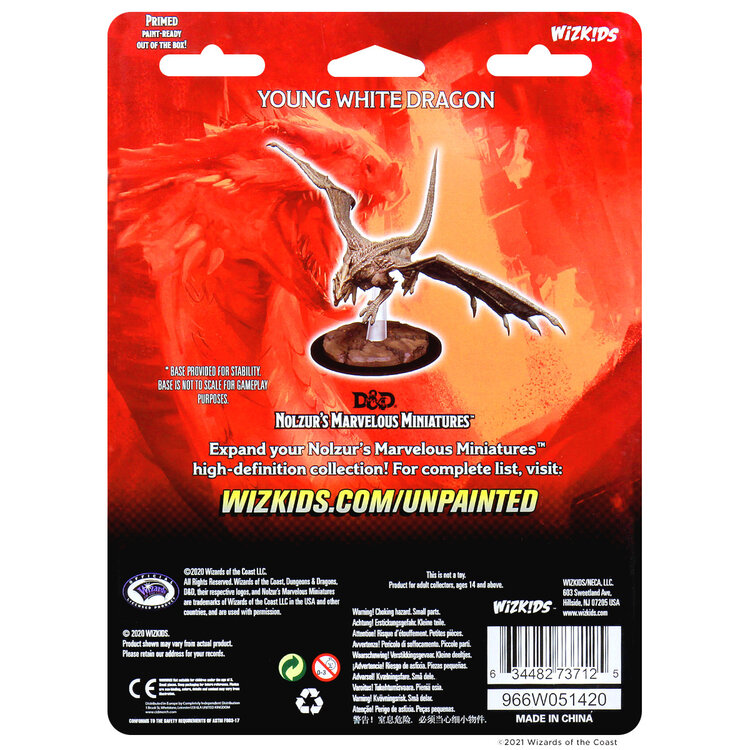Wizkids Wizkids - Nolzur's Marvelous Miniatures: Young White Dragon