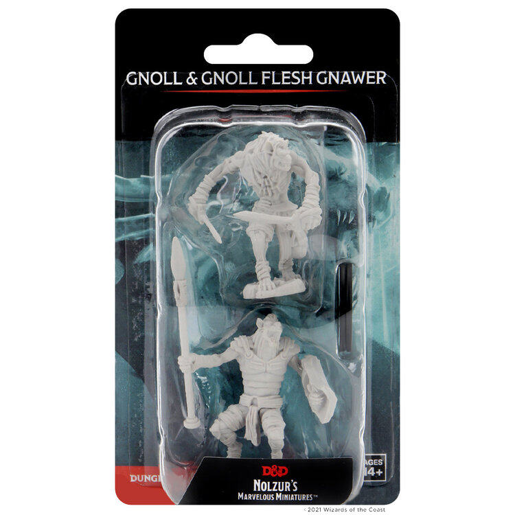Wizkids Wizkids - Nolzur's Marvelous Miniatures: Gnoll & Gnoll Flesh Gnawer
