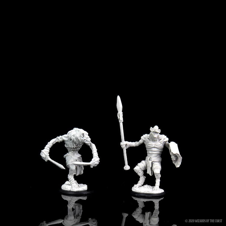 Wizkids Wizkids - Nolzur's Marvelous Miniatures: Gnoll & Gnoll Flesh Gnawer