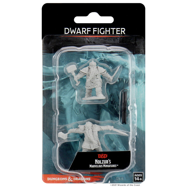 Wizkids Wizkids - Nolzur's Marvelous Miniatures: Dwarf Fighter