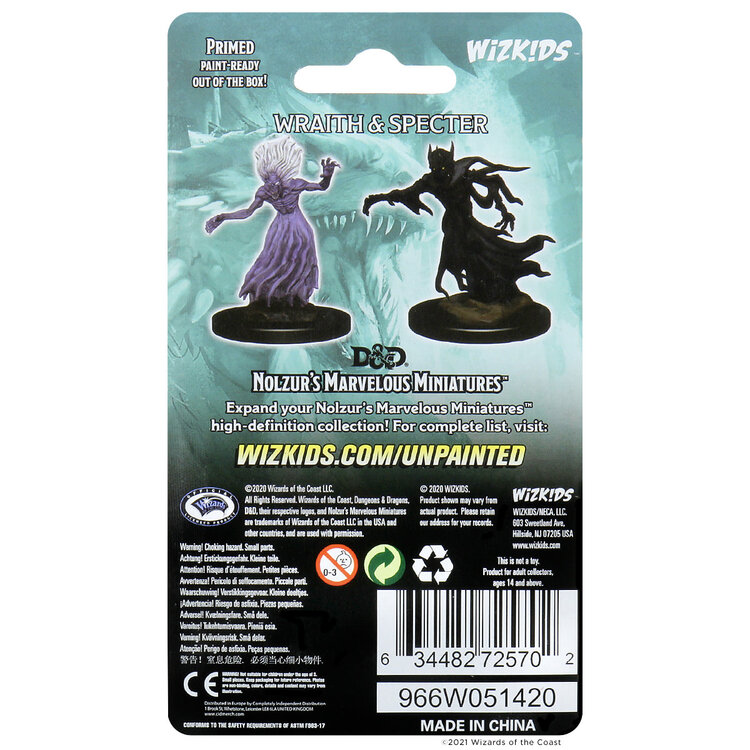 Wizkids Wizkids - Nolzur's Marvelous Miniatures: Wraith & Specter