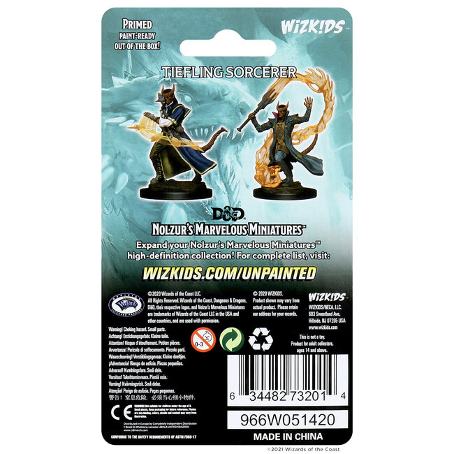 Wizkids Wizkids - Nolzur's Marvelous Miniatures: Tiefling Sorcerer