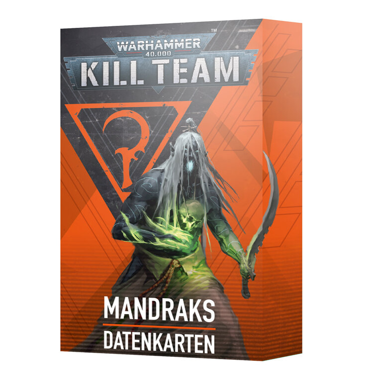 Games Workshop Warhammer Games Workshop - Kill Team: Datacards - Mandrakes (de)