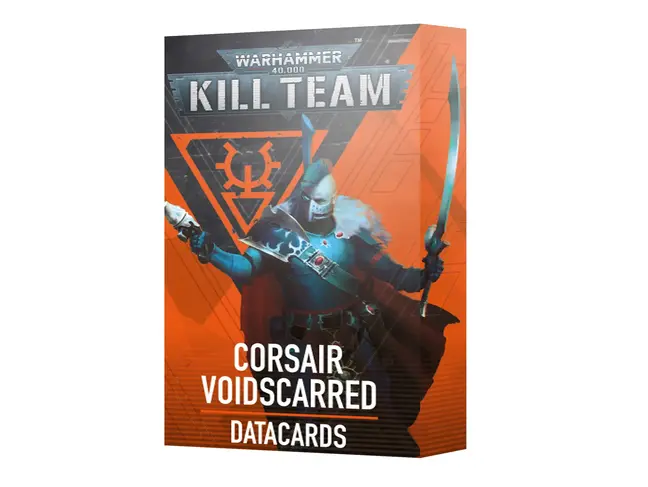 Games Workshop Warhammer Kill Team: Datacards - Corsair Voidscarred (en)