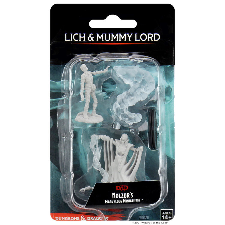 Wizkids Wizkids - Nolzur's Marvelous Miniatures: Lich & Mummy Lord