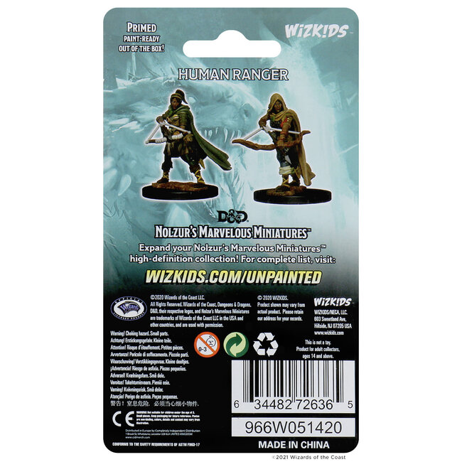 Wizkids Wizkids - Nolzur's Marvelous Miniatures: Human Ranger