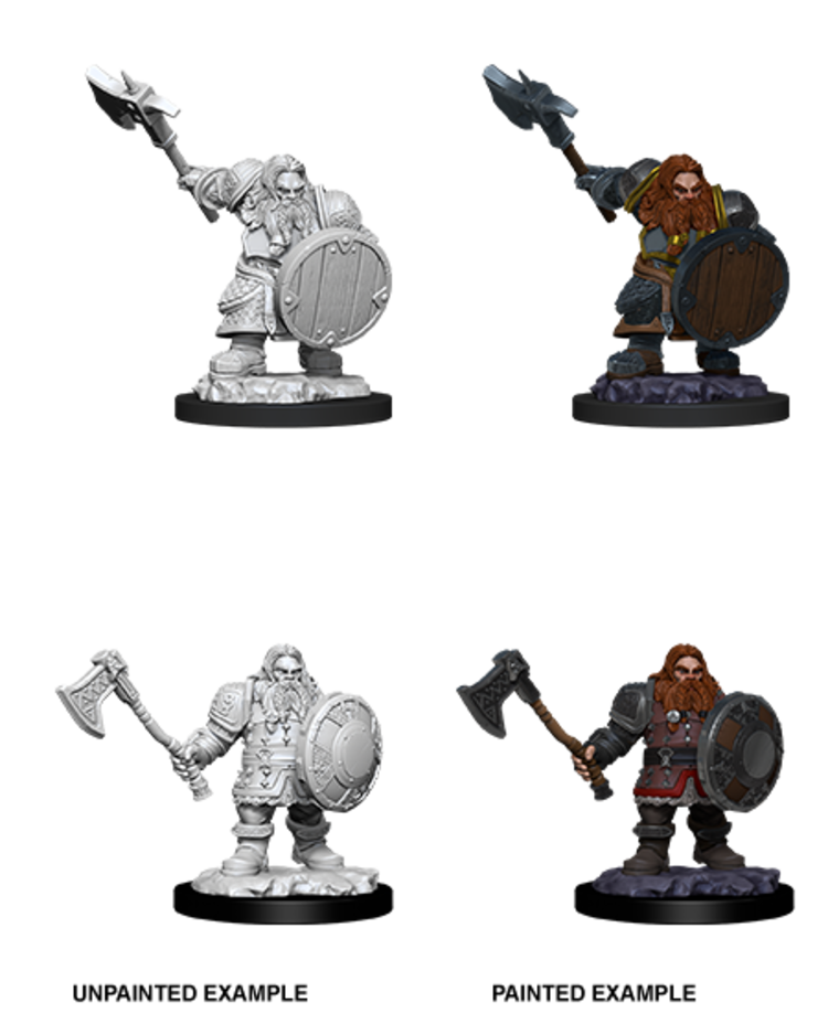 Wizkids Wizkids - Nolzur's Marvelous Miniatures: Dwarf Fighter