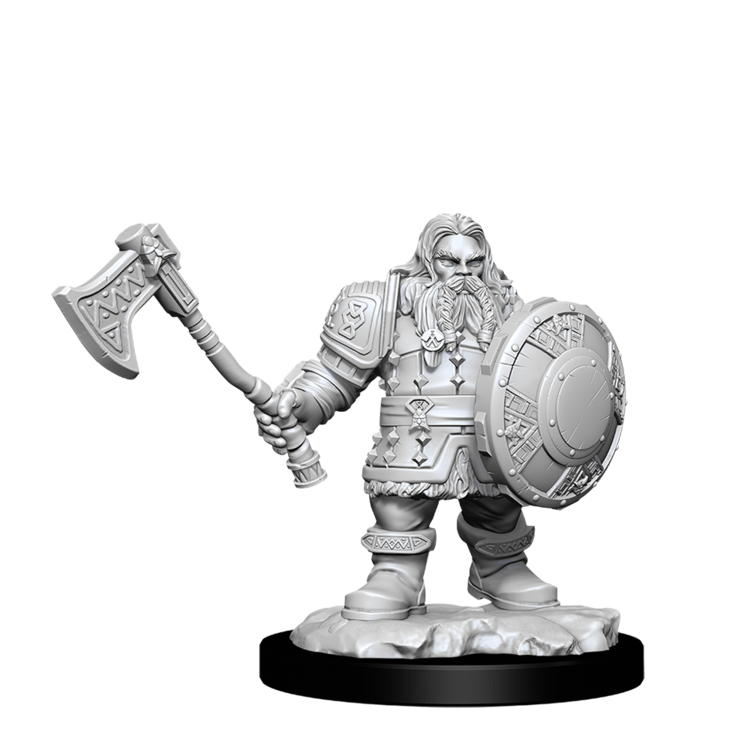 Wizkids Wizkids - Nolzur's Marvelous Miniatures: Dwarf Fighter