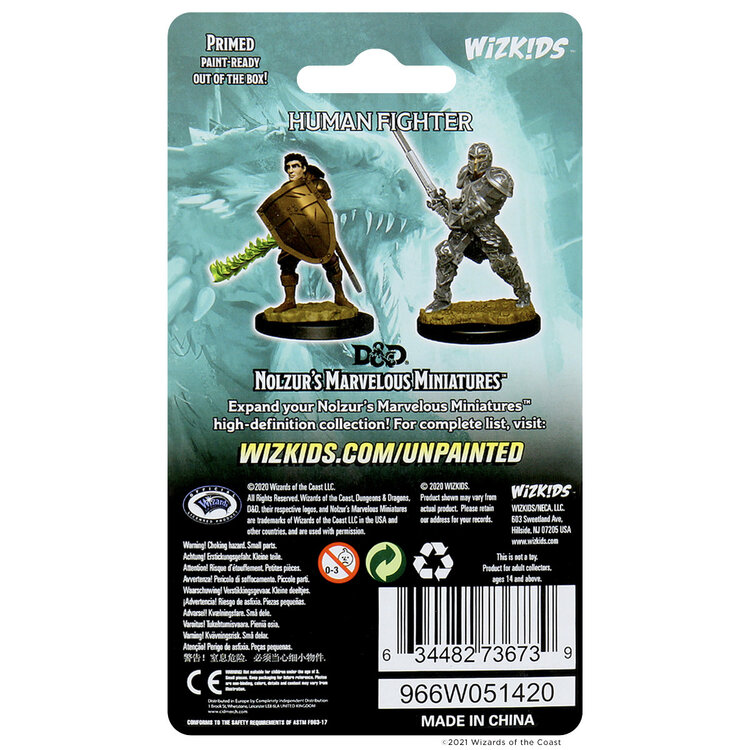 Wizkids Wizkids - Nolzur's Marvelous Miniatures: Human Fighter
