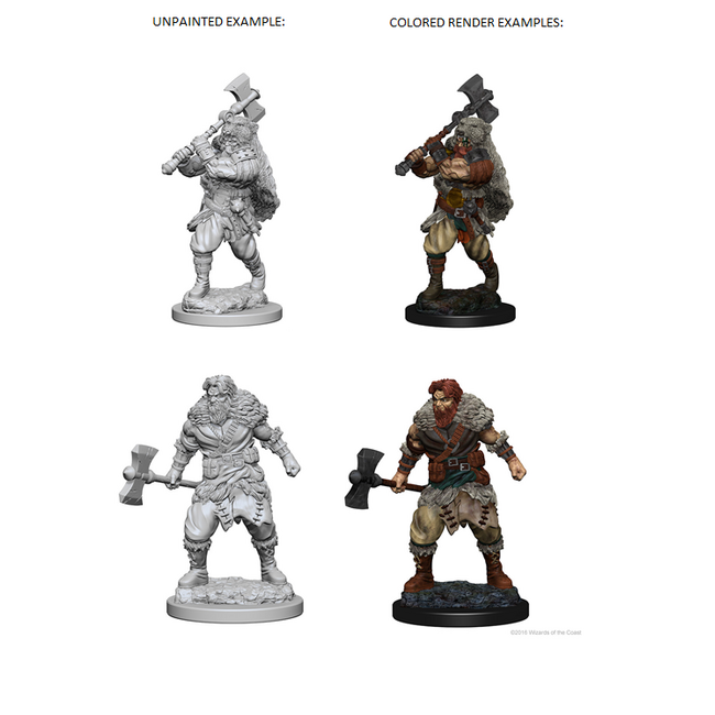 Wizkids Wizkids - Nolzur's Marvelous Miniatures: Human Barbarian