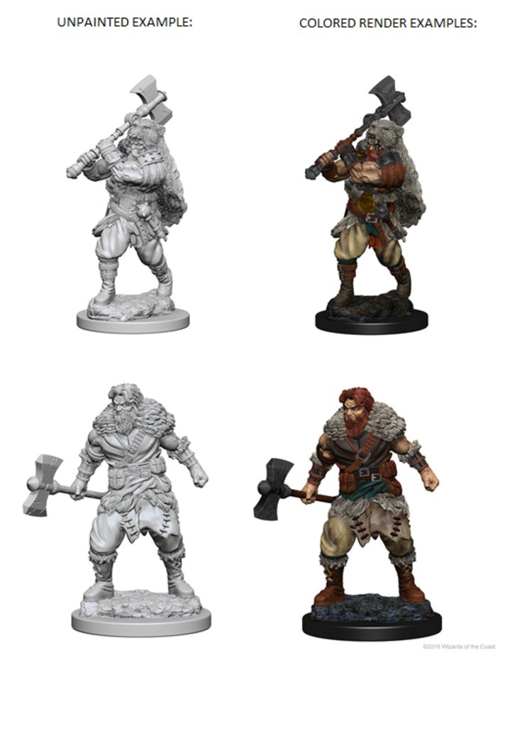 Wizkids Wizkids - Nolzur's Marvelous Miniatures: Human Barbarian