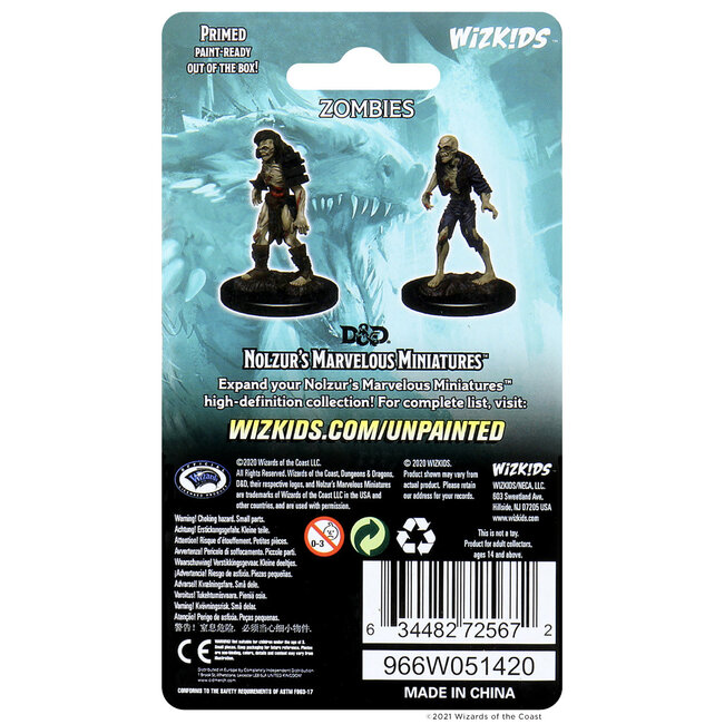Wizkids Wizkids - Nolzur's Marvelous Miniatures: Zombies