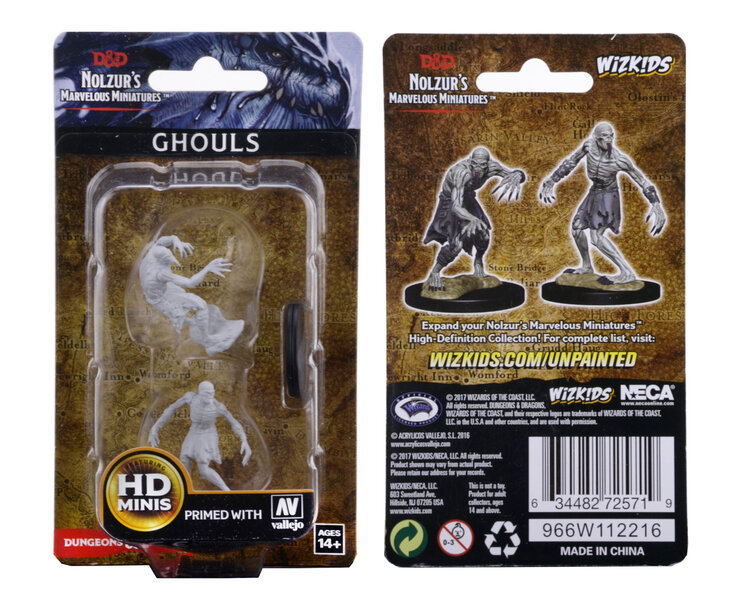 Wizkids Wizkids - Nolzur's Marvelous Miniatures: Ghouls