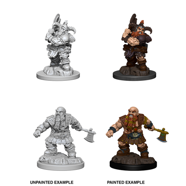 Wizkids Wizkids - Nolzur's Marvelous Miniatures: Dwarf Barbarian