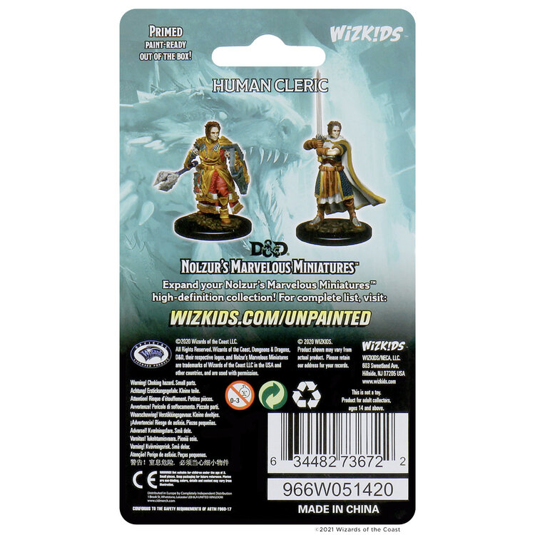 Wizkids Wizkids - Nolzur's Marvelous Miniatures: Human Cleric